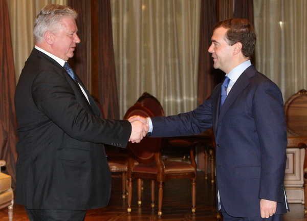 Председатель ФНПР встретился с премьер-министром России